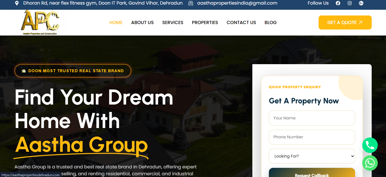 Aastha Properties