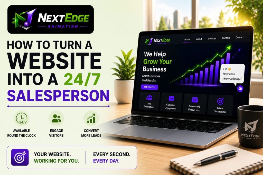 Website Into a 24/7 Salesperson