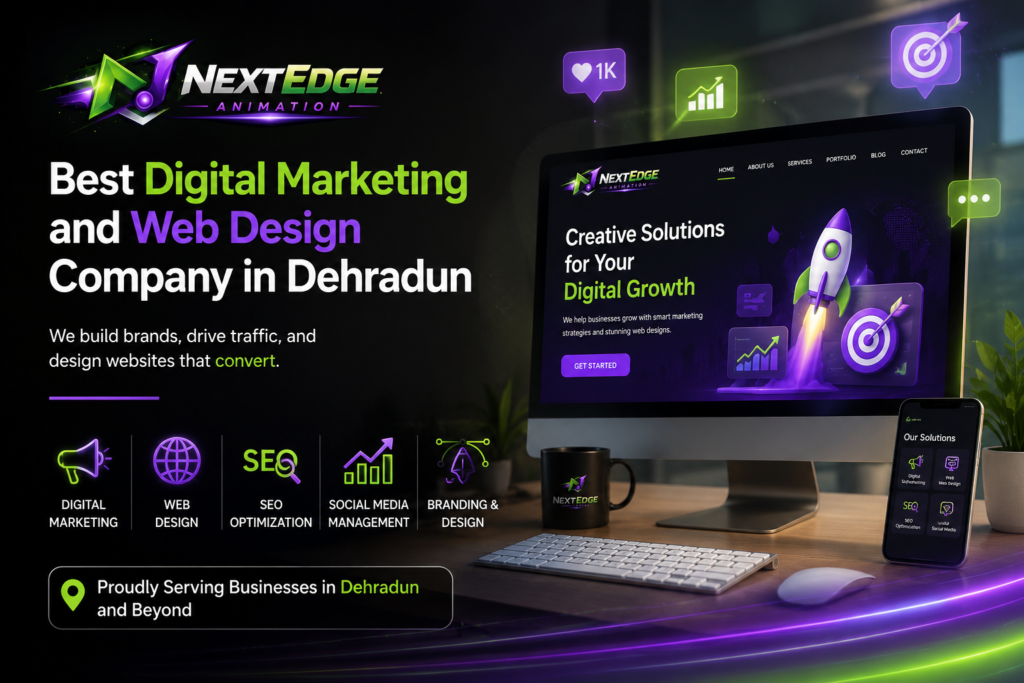 Best Digital Marketing and Web Design Company in Dehradun